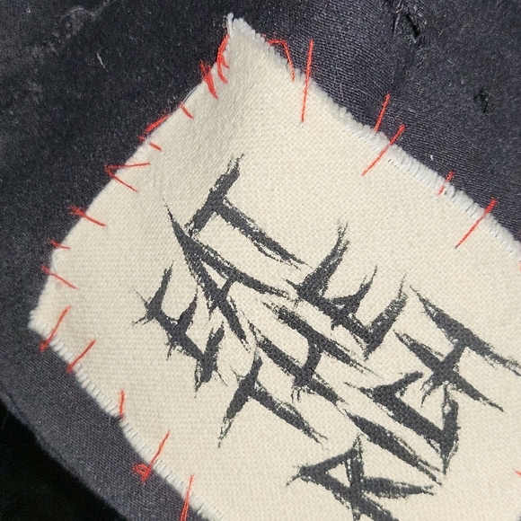 Punk crust pants ACAB queer unisex size 11/medium - Picture 6 of 7